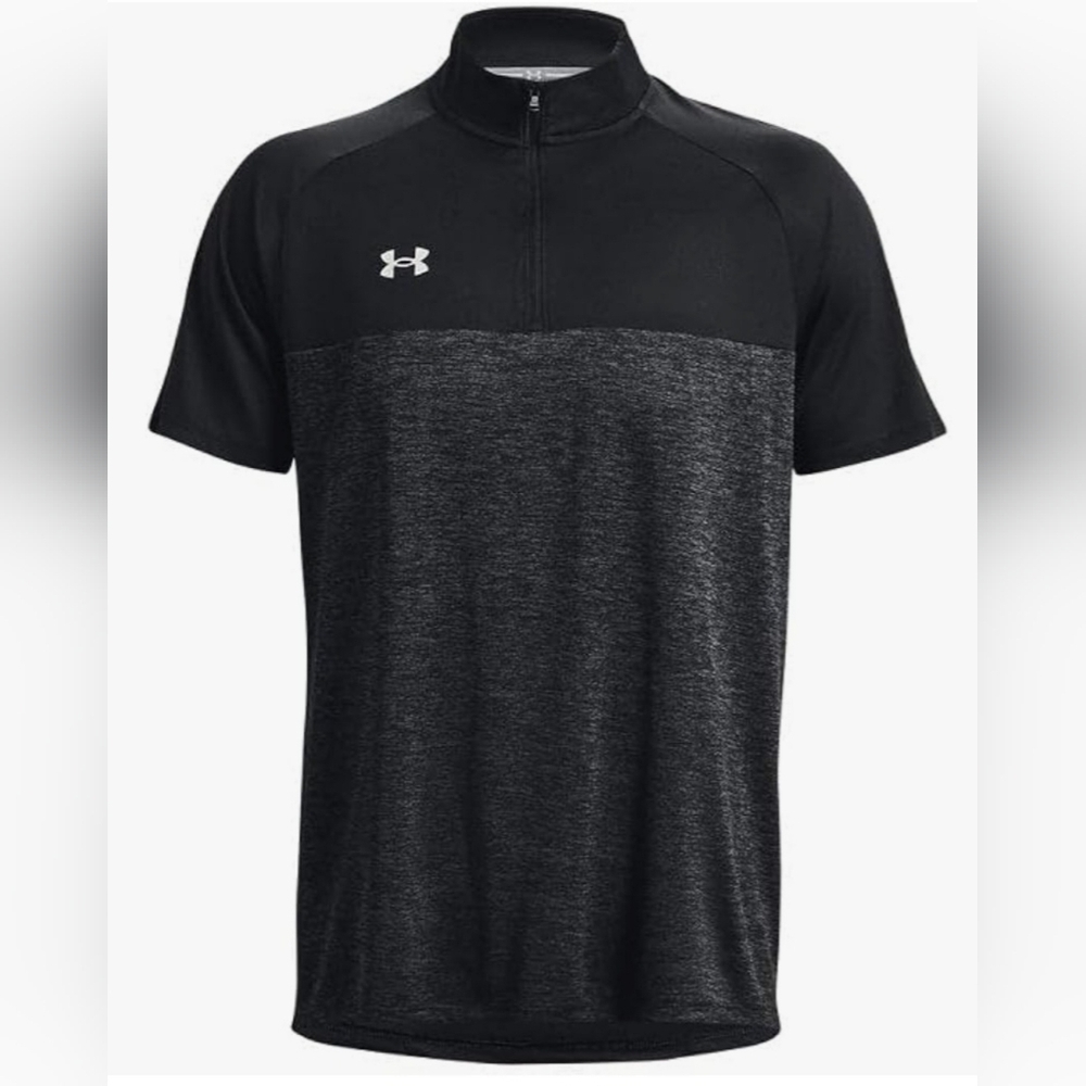 Final Sale Under Armour Mens Size Medium Locker Jacquard Short Sleeve Polo Shirt
